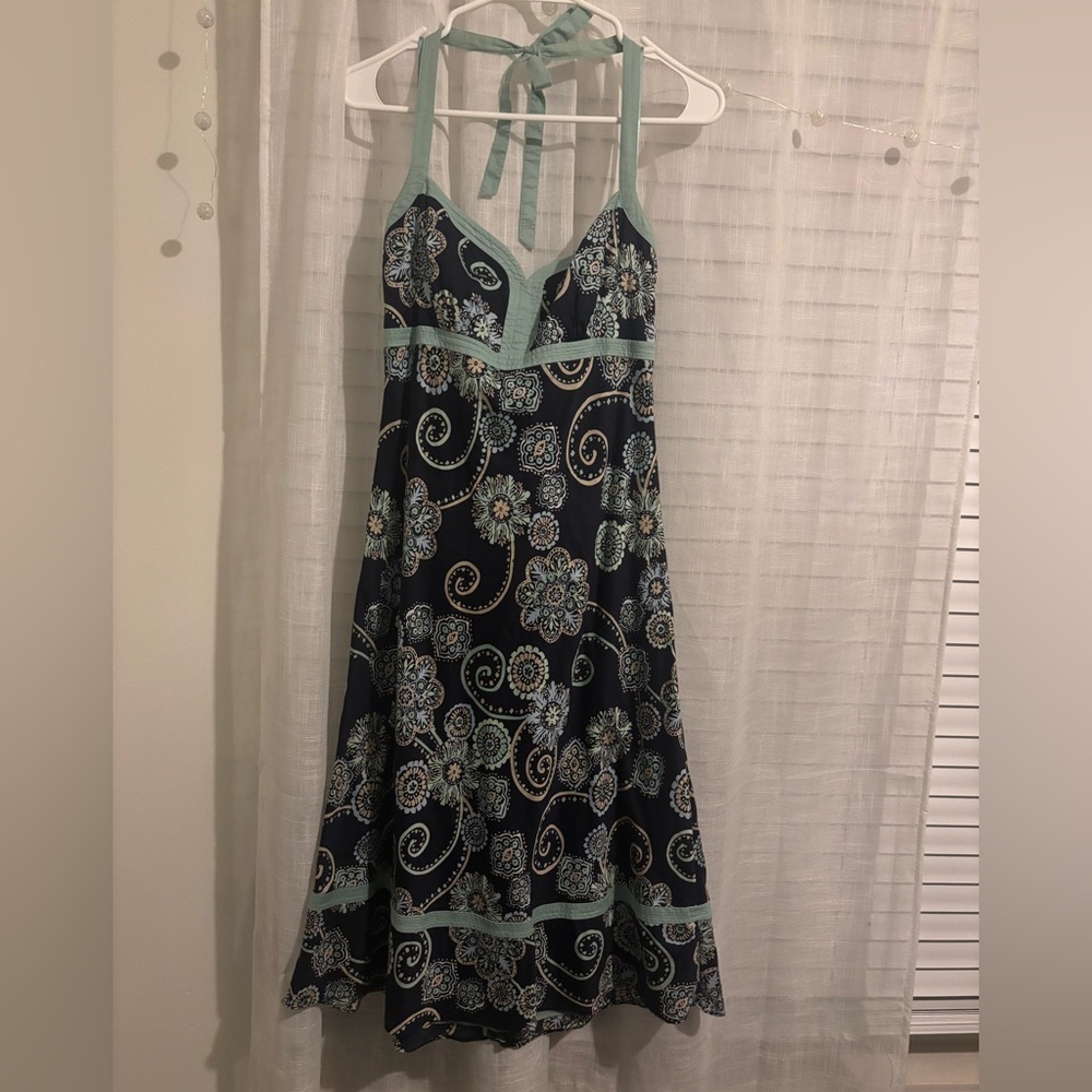 Ann Taylor LOFT Floral Halter Dress